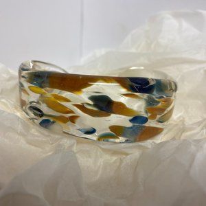 Glass Cuff Bracelet